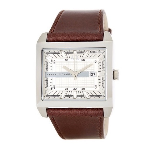 armani exchange watch square